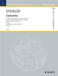Antonio Vivaldi - Edition Schott  : Concerto G major - RV 436/PV 140 F VI No. 8. flute, string orchestra and basso continuo. Réduction pour piano avec partie soliste..