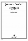 Johanna Senfter - Tonstück E major - op. 60. 8 wind instruments (flute, clarinet in A, 4 horns and 2 bassoons). Partition..