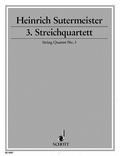 Heinrich Sutermeister - String Quartet No. 3 - string quartet. Partition et parties..