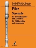 Eduard Pütz - Serenade - treble recorder and accordion..