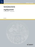Jörg Widmann - Edition Schott  : Quatuor de la chasse - 3e Quatuor à cordes. string quartet. Partition et parties..