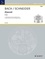 Johann sebastian Bach et Enjott Schneider - Edition Schott  : Ataccot - La Toccata en ré mineur de J. S. Bach en version rétrograde. organ; timpani ad libitum..