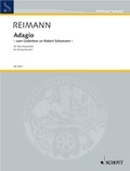 Aribert Reimann - Edition Schott  : Adagio - zum Gedenken an Robert Schumann. string quartet. Partition et parties..