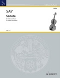 Fazil Say - Edition Schott  : Sonate - op. 7. violin and piano..