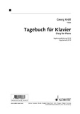 Georg Kröll - Tagebuch für Klavier (Journal pour piano) - Appendice 2019, 16 nouvelles pièces. piano..
