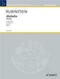Grigorjewitsch Rubinstejn - Edition Schott  : Melody - op. 3/1. string trio. Partition et parties..
