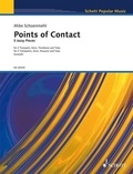 Mike Schoenmehl - Schott Popular Music  : Points of Contact - 5 Jazzy Pieces. 2 trumpets in Bb, horn in F, trombone and tuba. Partition et parties..