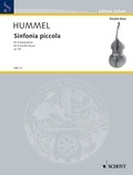 Bertold Hummel - Edition Schott  : Sinfonia piccola - op. 66. 8 double basses. Partition et parties..
