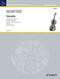 Johanna Senfter - Edition Schott  : Sonate g mineur - op. 32. violin and piano..