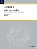 Georg Kreisler - Edition Schott  : Untergangssextett - soprano solo, baritone solo, oboe, violin, cello and piano. Partition et parties..