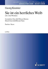 Georg Kreisler - Georg Kreisler für Chor  : Sie ist ein herrliches Weib - Georg Kreisler - Lieder und Chansons. mixed choir (SATB) and piano. Partition de chœur..