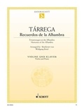 Francisco Tarrega - Recuerdos de la Alhambra - Souvenirs de l'Alhambra. violin and piano..