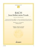 Johann sebastian Bach - Jésus que ma joie demeure - Choral issu de la cantate BWV 147. BWV 147. oboe and piano..