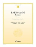 Carl Baermann - Romance - clarinet and piano..