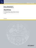 Bertold Hummel - Edition Schott  : Duettino - for vibraphone (cymbal, gong, tamtam) and piano. op. 82b. vibraphone (cymbal, gong, Tamtam) and piano. Partition et partie..