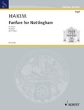 Naji Hakim - Edition Schott  : Fanfare for Nottingham - organ..