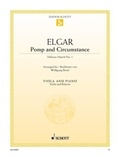 Edward Elgar - Pomp and Circumstance - Military March n° 1. op. 39/1. viola and piano..