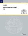 Christian Jost - Edition Schott  : Symphonische Toccata - für Orgel. organ..