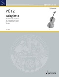 Eduard Pütz - Edition Schott  : Adagietto - cello and piano..