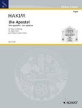 Naji Hakim - Edition Schott  : Les Apôtres - Méditations d'après des gravures sur bois de Lucas Cranach l'Ancien. organ (4 hands)..