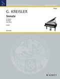 Georg Kreisler - Edition Schott  : Sonate pour piano - for piano. piano..