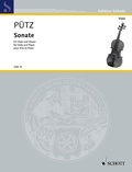 Eduard Pütz - Edition Schott  : Sonate - viola and piano..