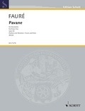 Gabriel Fauré - Edition Schott  : Pavane - op. 50. piano trio. Partition et parties..