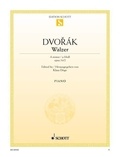 Antonín Dvořák - Edition Schott  : Valse en la mineur - op. 54/2. piano..