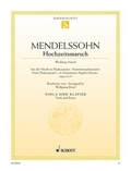Bartholdy félix Mendelssohn - Marche nuptiale - du "Songe d'une nuit d'été". op. 61/9. viola and piano..
