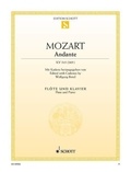 Wolfgang Amadeus Mozart - Andante - K 315 (285e). flute and piano..
