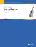 Gabriel Koeppen - Nette Duette - 45 leichte Stücke und Etüden. 2 cellos. Partition d'exécution..