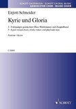 Enjott Schneider - Kyrie und Gloria - 3-4 part mixed choir, whale voices and playback tape. Partition de chœur..
