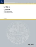 Ulvi cemal Erkin - Edition Schott  : Quintet - string quartet and piano. Partition et parties..