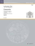 Antonio Vivaldi - Edition Schott  : Concerto - Transcription for Organ by Jean Guillou. op. 26/9. organ..