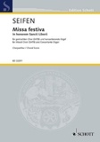 Wolfgang Seifen - Edition Schott  : Missa festiva - In honorem Sancti Liborii. mixed choir (SATB) and soloistic organ. Partition de chœur..
