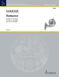 Naji Hakim - Edition Schott  : Romance - horn in F and piano..