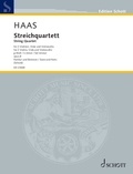 Joseph Haas - String quartet - Op. 8. 2 violins, viola and cello. Partition et parties.