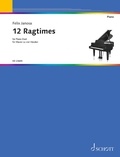 Felix Janosa - 12 Ragtimes - Piano (4 hands).
