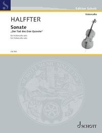 Pedro Halffter - Sonate - Für Violoncello solo. cello. Edition séparée.