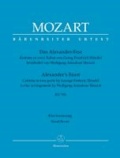 Das Alexander-Fest - Kantate in zwei Teilen von Georg Friedrich Händel. Bearbeitet von Wolfgang Amadeus Mozart, KV 591. Klavierauszug.