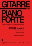 Antonio Vivaldi - Gitarre und Pianoforte  : Sonate en sol mineur - guitar and harpsichord (piano)..