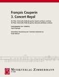 François Couperin - Troisième Concert Royal - flute, cello (viola da gamba, bassoon) and basso continuo. Partition et parties..