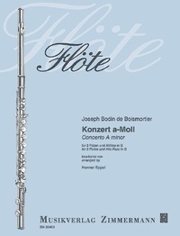 Joseph bodin de Boismortier - Concerto en la mineur - 4 flutes..