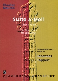 Charles Mouton - Suite en la mineur - guitar..