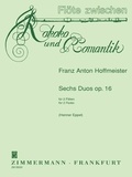 Franz Anton Hoffmeister - Flöte zwischen Rokoko und Romantik  : Six duos - op. 16. 2 flutes. Partition d'exécution..