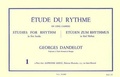 Georges Dandelot - Etude du rythme en cinq cahiers - Volume 1.