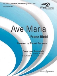 Franz Biebl - Windependence  : Ave Maria - Angelus Domini from "Fod" and "Dom". wind band. Partition et parties..