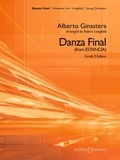 Alberto Ginastera - Danza Final from "Estancia" - Young Edition. string orchestra and percussion. Partition et parties..
