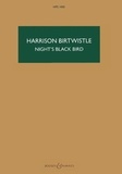 Sir harrison Birtwistle - Hawkes Pocket Scores HPS 1430 : Night's Black Bird - HPS 1430. orchestra. Partition d'étude..