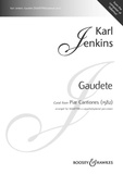 Karl Jenkins - Gaudete - Choral extrait de Piae Cantiones. mixed choir (SSAATTBB) and percussion instruments (optional). Partition de chœur..